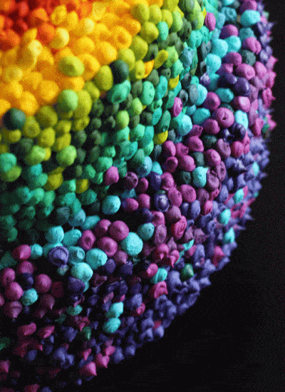 six layer rainbow cake