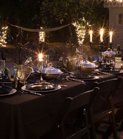 Halloween House Decor and Gathering of the Witches Party Decor